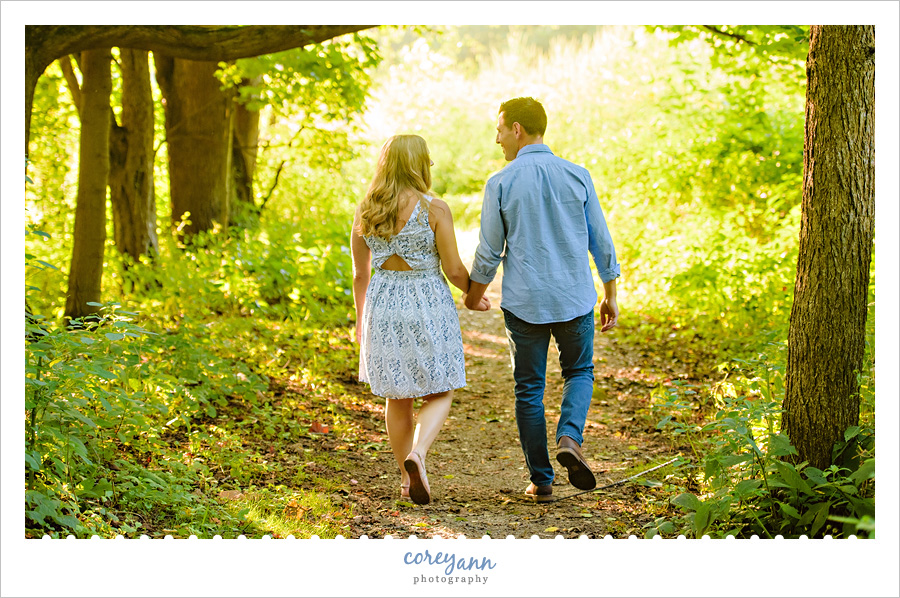 Everett Road Covered Bridge Engagement Session