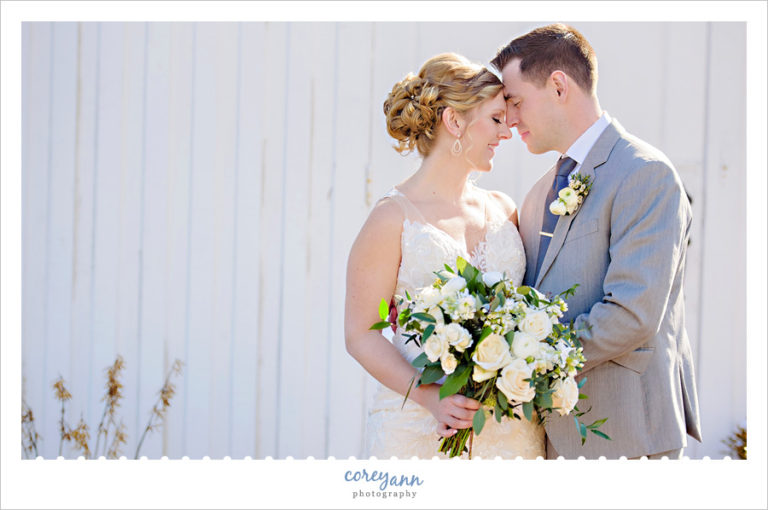 Winter wedding in North Canton Ohio