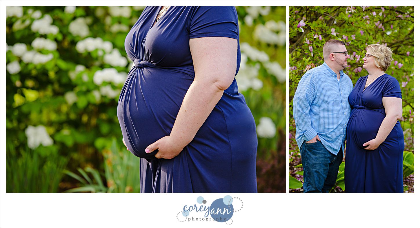 Spring Maternity Session at Seacrest Arboretum