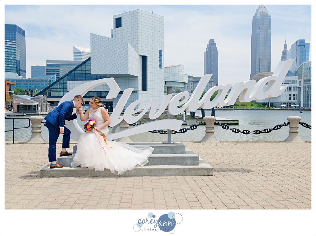 Cleveland Same Sex Wedding Portrait