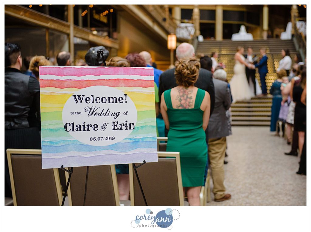 Same Sex Wedding Ceremony at Hyatt Arcade Cleveland