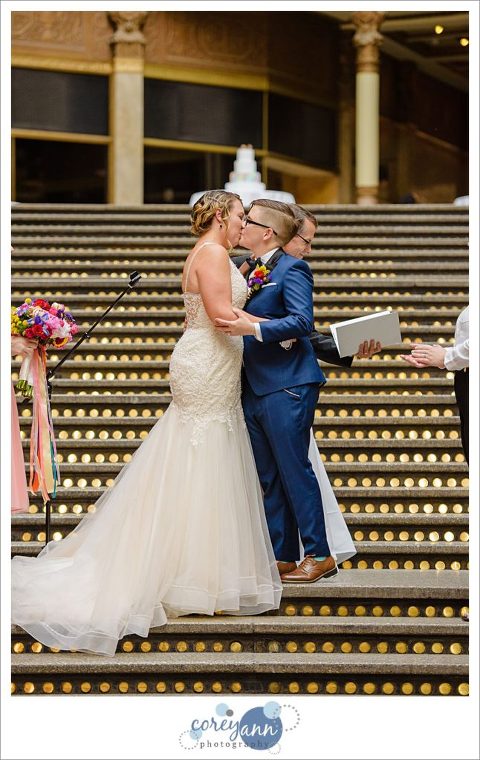Same Sex Wedding Ceremony at Hyatt Arcade Cleveland
