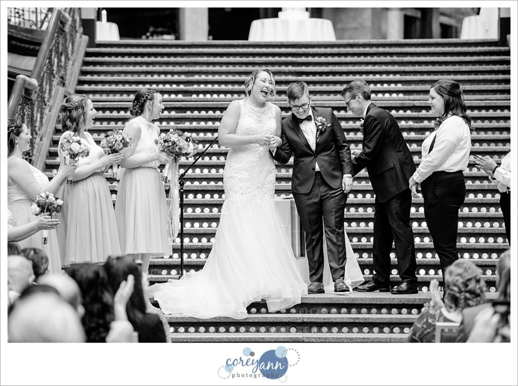 Same Sex Wedding Ceremony at Hyatt Arcade Cleveland