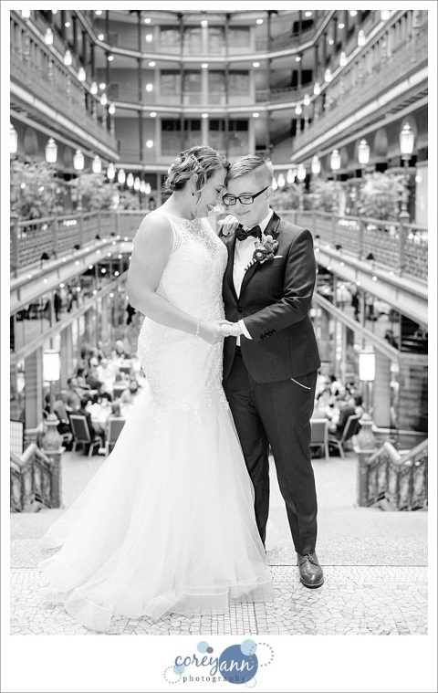 Same Sex Wedding at Cleveland Hyatt Arcade