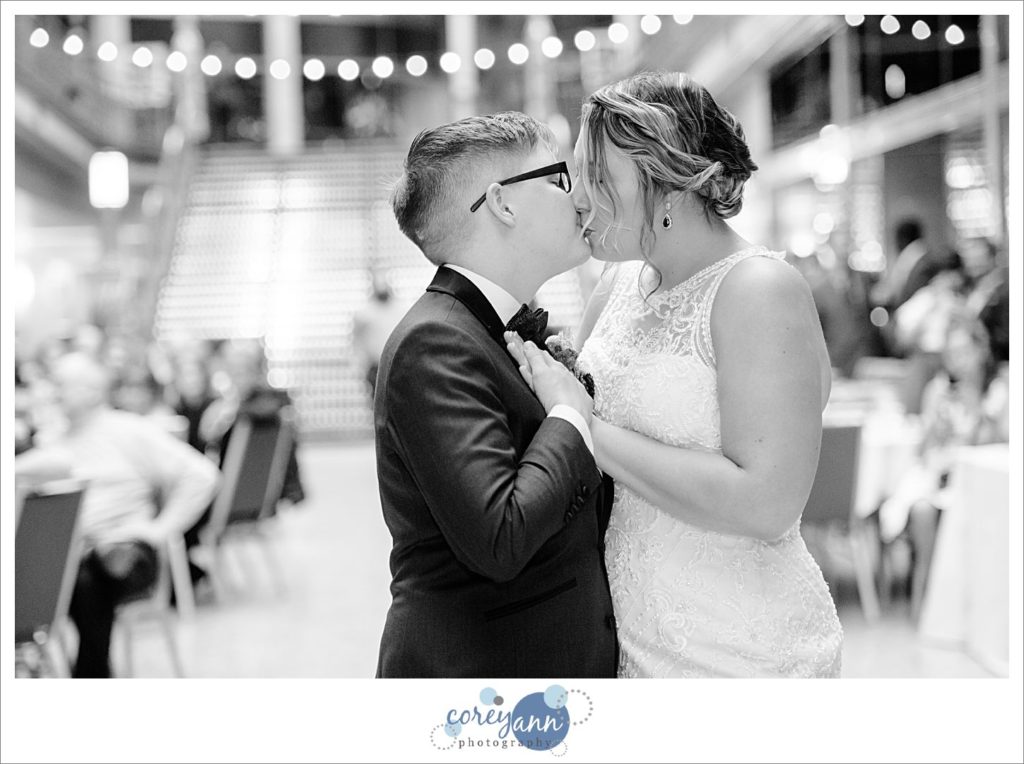 Same Sex Wedding Reception at Cleveland Hyatt Arcade