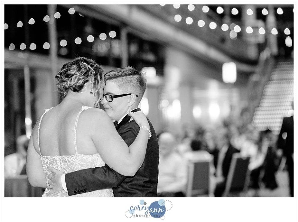 Hyatt Regency Cleveland At The Arcade Wedding with Claire and Erin Corey Ann Photography