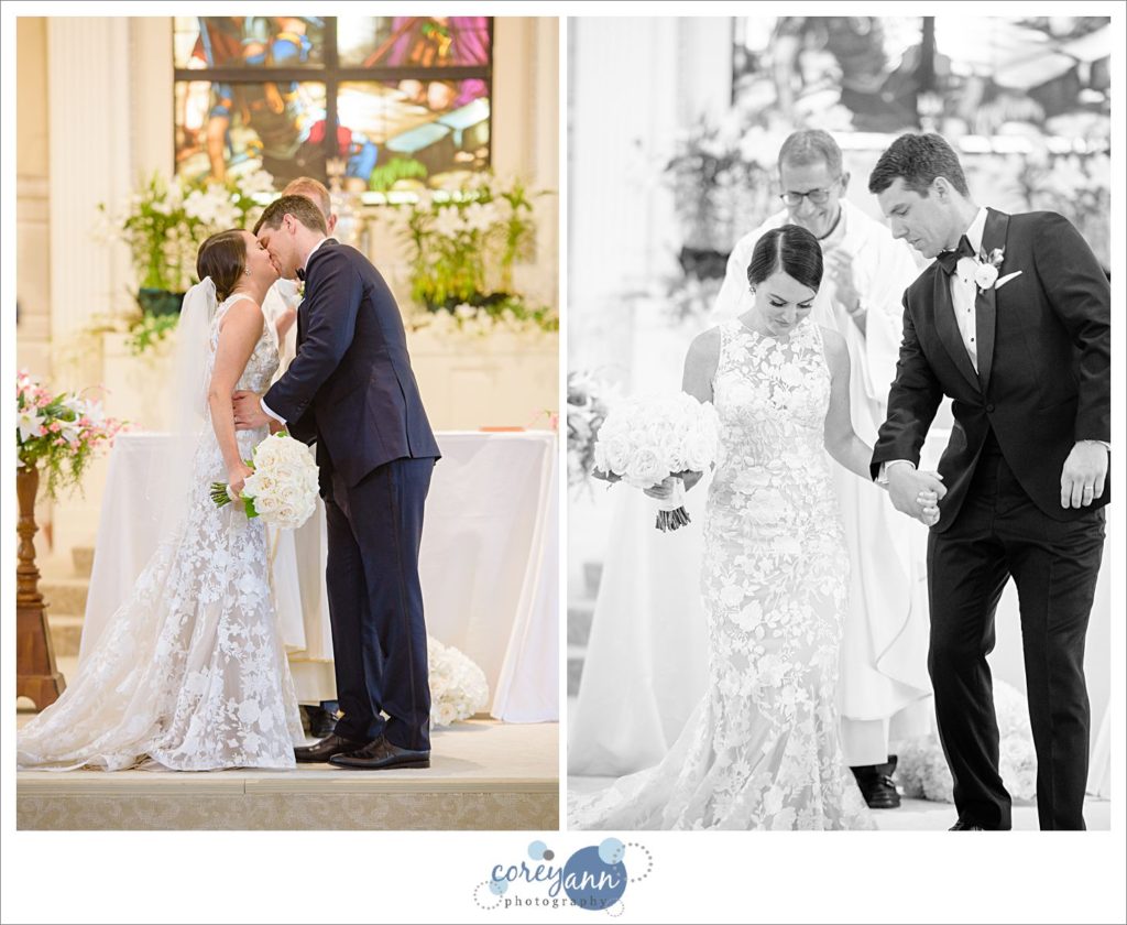 Wedding Ceremony at St Dominic in Shaker Heights