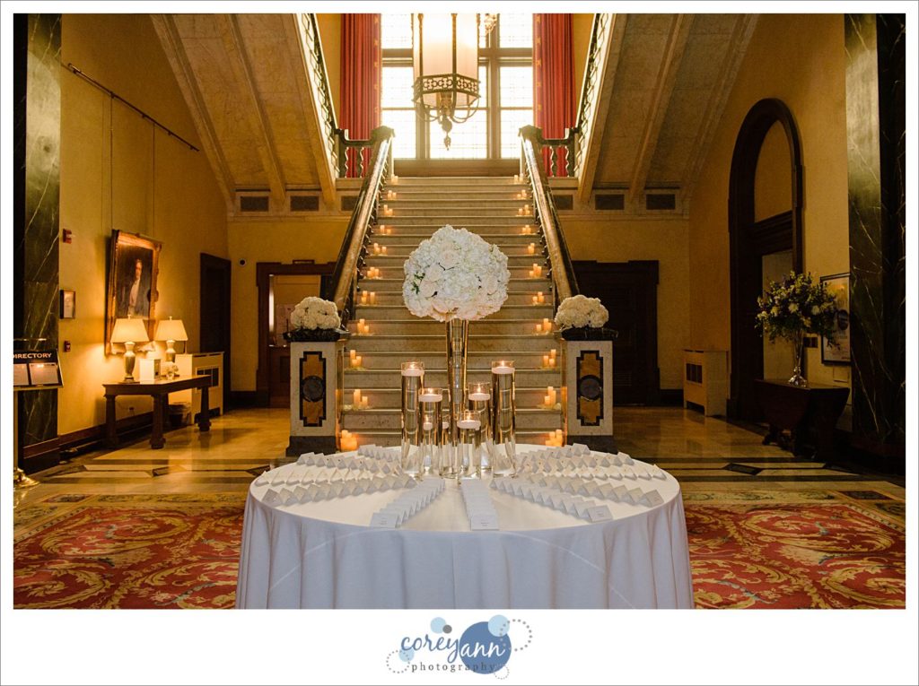 The Union Club Wedding Reception in Cleveland 