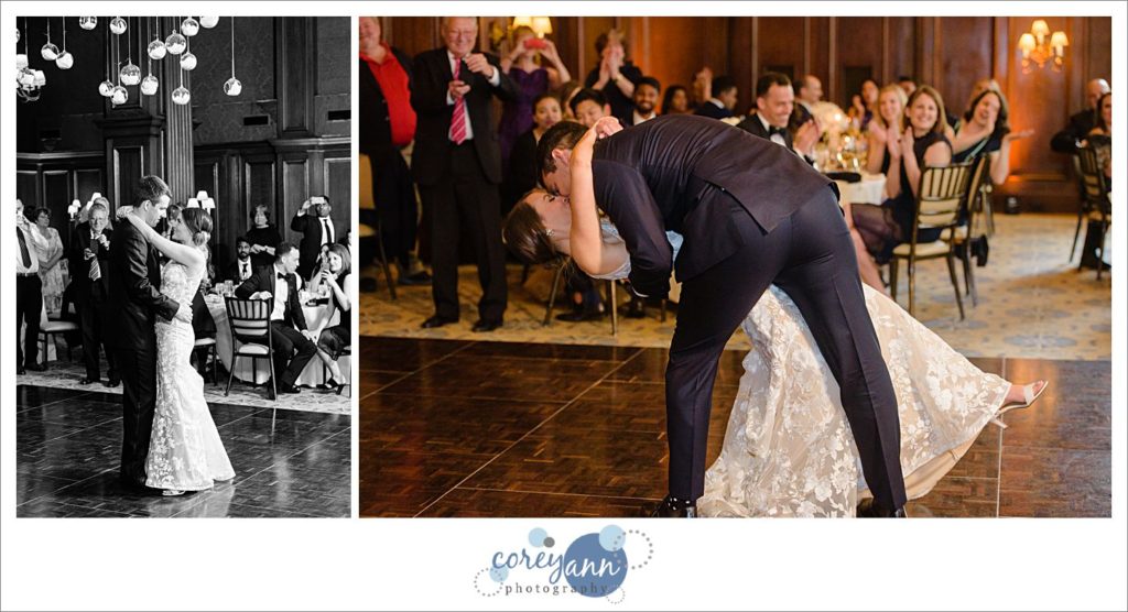 First Dance at The Union Club Wedding Reception in Cleveland 