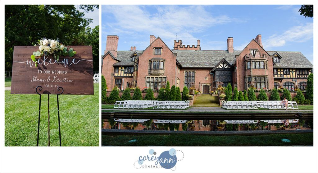 Stan Hywet West Terrace Wedding Ceremony