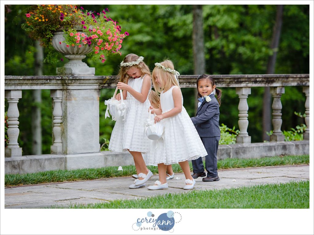 Stan Hywet West Terrace Wedding Ceremony