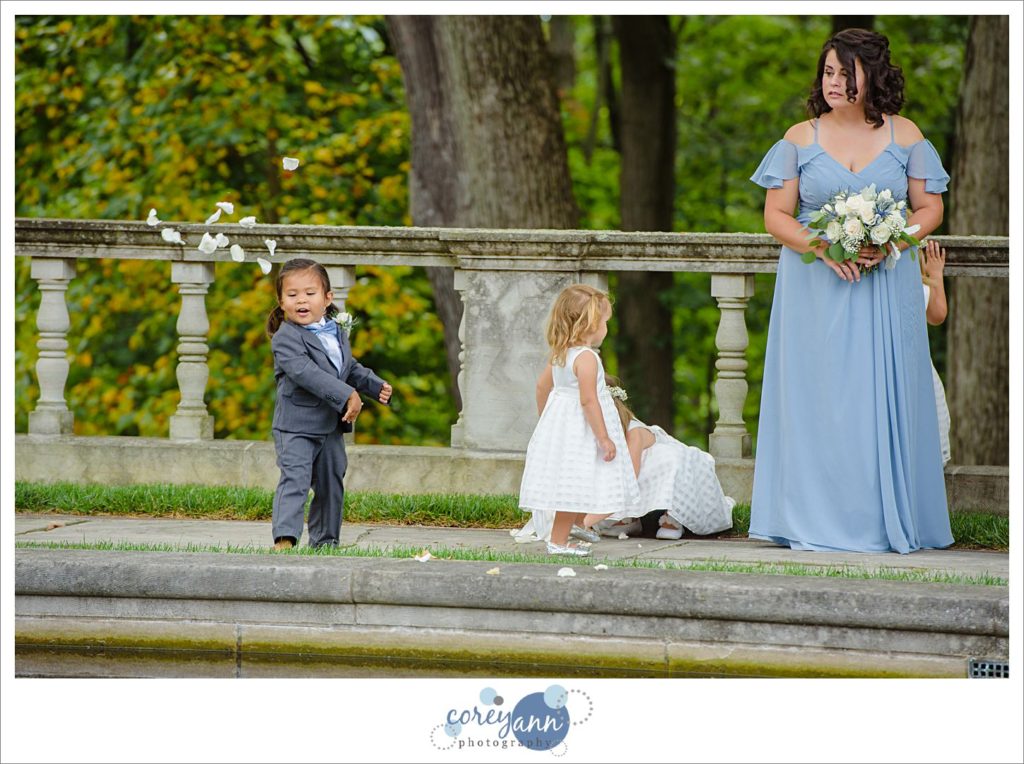 Stan Hywet West Terrace Wedding Ceremony