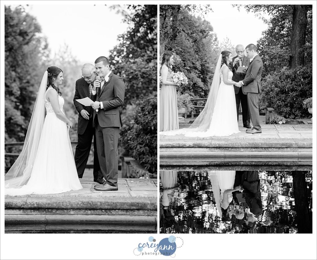 Stan Hywet West Terrace Wedding Ceremony
