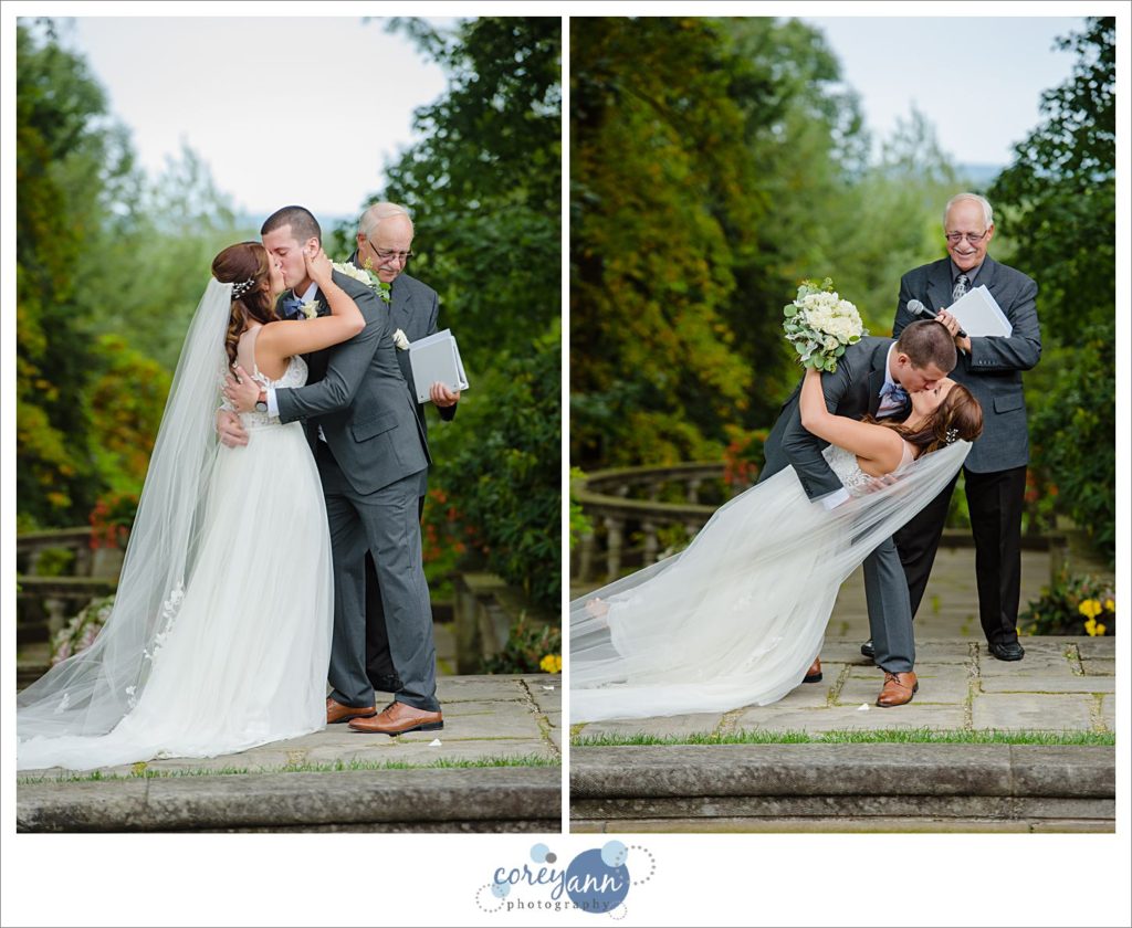 Stan Hywet West Terrace Wedding Ceremony