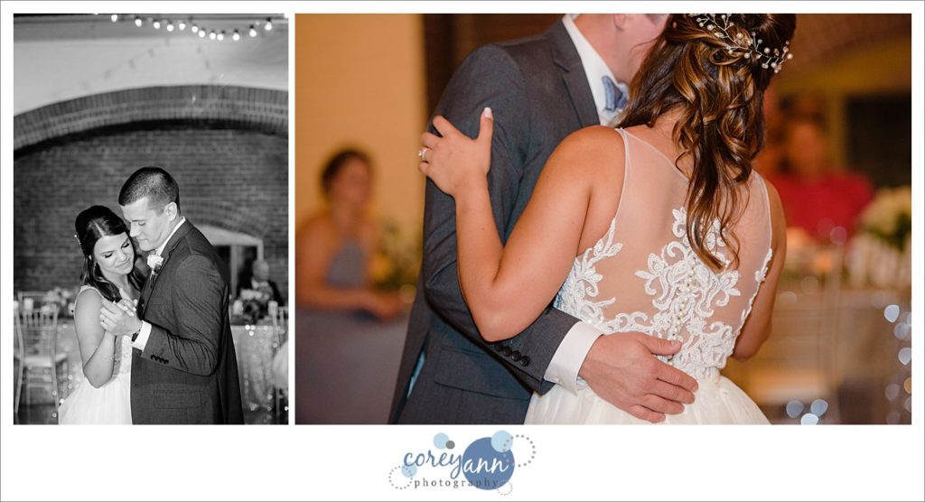 Wedding reception at Stan Hywet in Akron