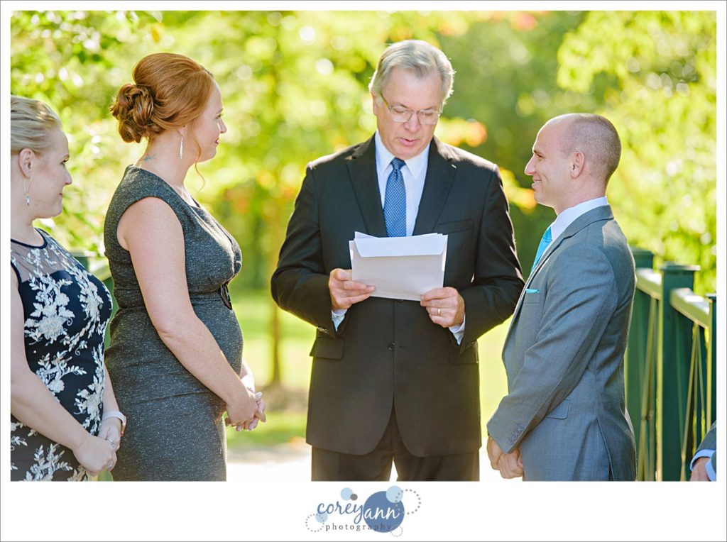 Micro wedding at Pepper Pike City Hall