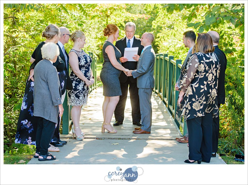 Micro wedding at Pepper Pike City Hall