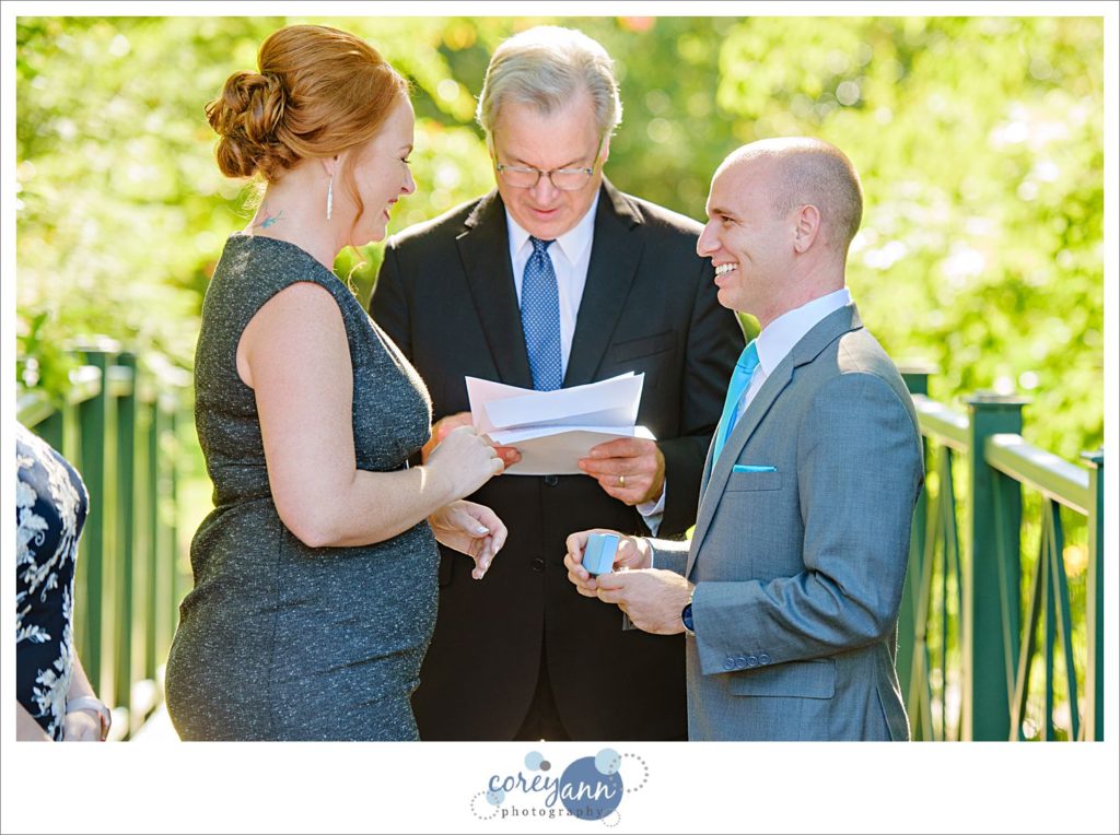 Micro wedding at Pepper Pike City Hall
