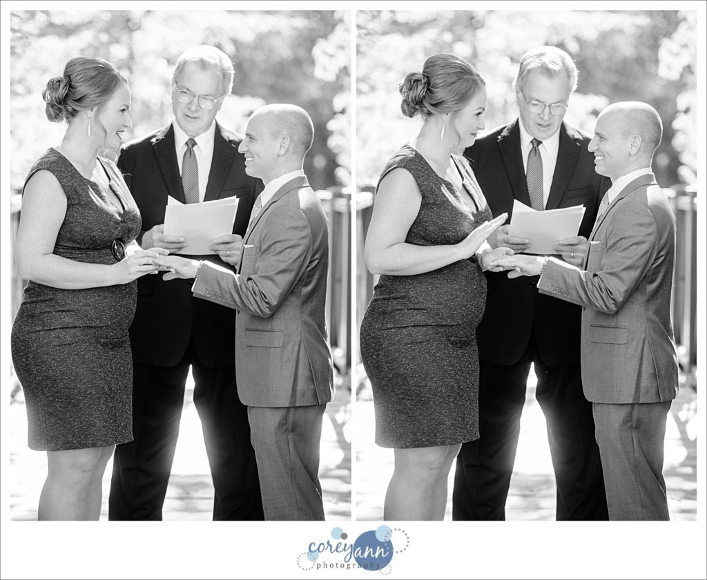 Micro wedding at Pepper Pike City Hall