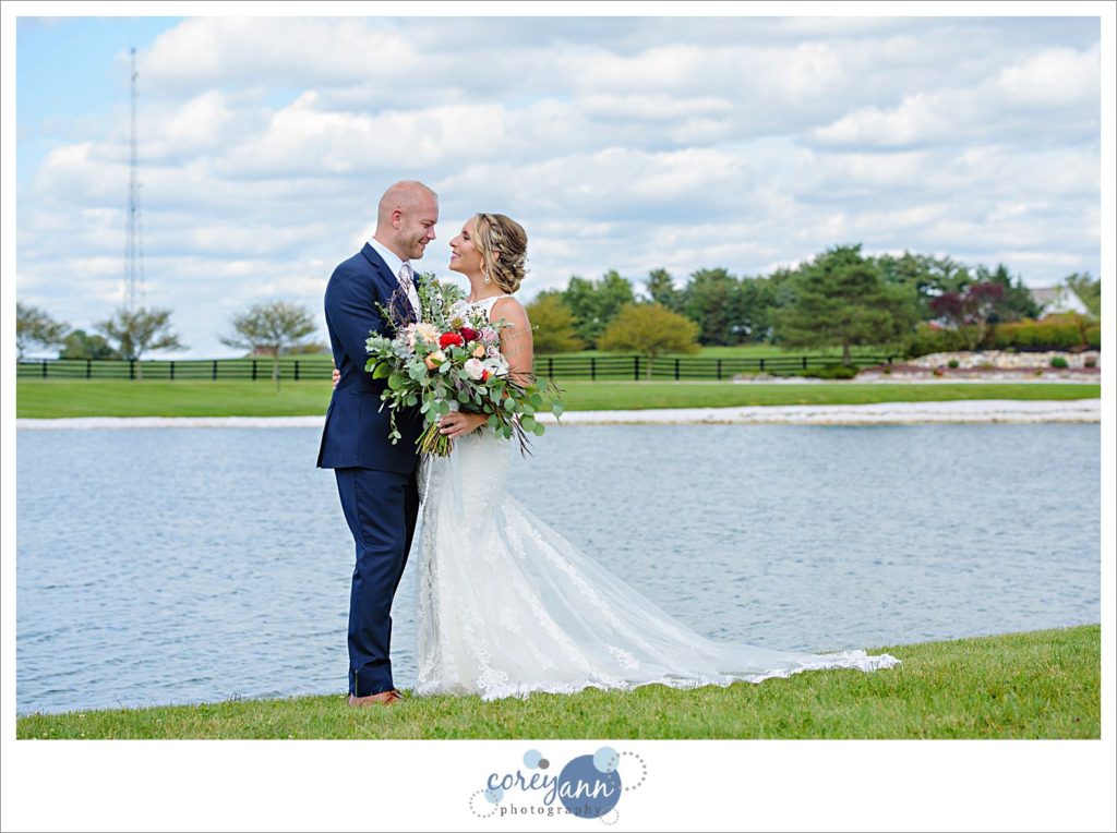 September ohio farm wedding
