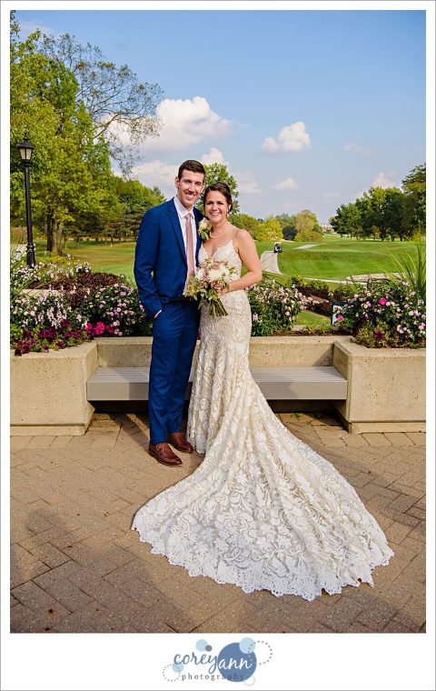Wedding portrait in September at Westfield Blair Conference Center