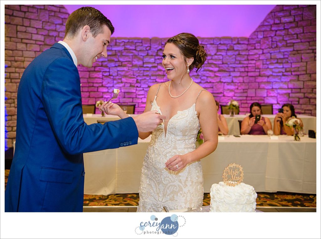 Wedding reception at Blair Conference Center in Westfield Ohio