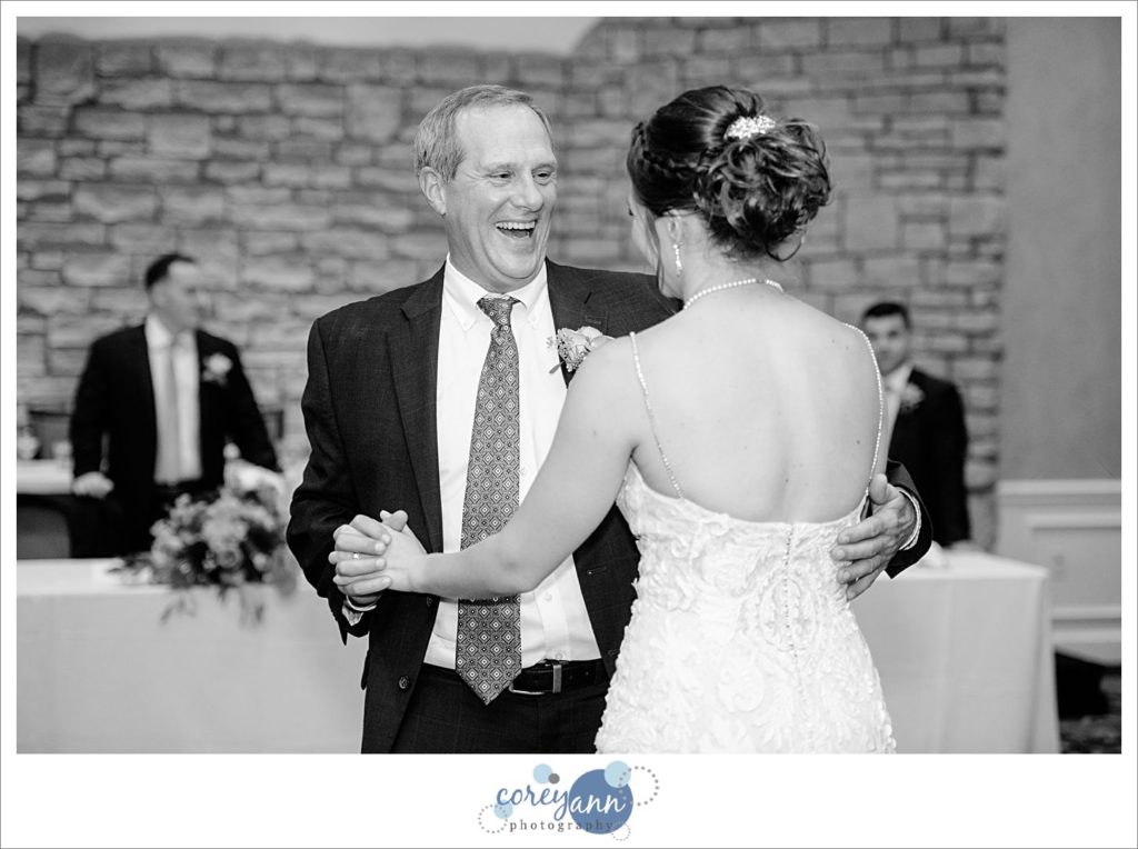 Wedding reception at Blair Conference Center in Westfield Ohio