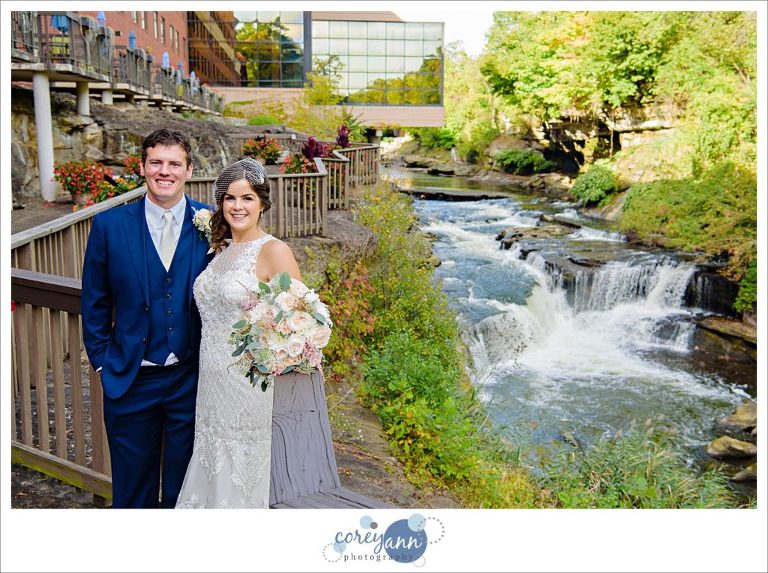 Wedding portraits at Sheraton Suites Cuyahoga Falls