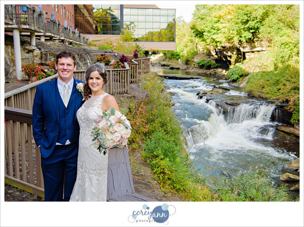 Wedding portraits at Sheraton Suites Cuyahoga Falls
