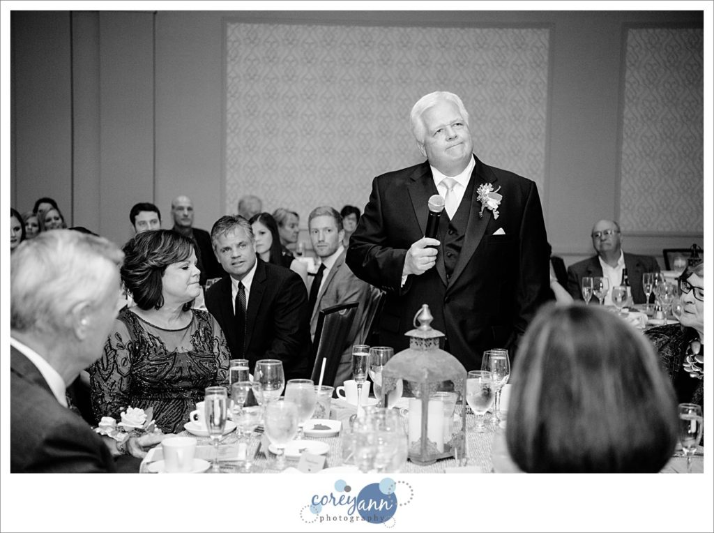 Wedding reception at Sheraton Suites Cuyahoga Falls