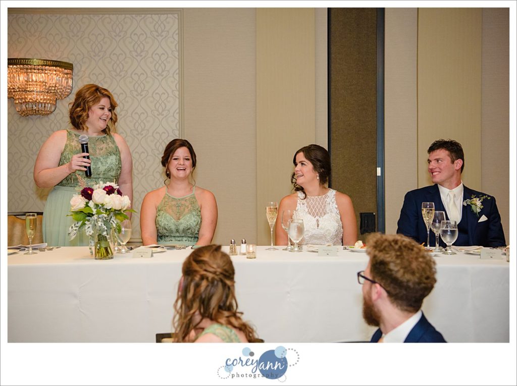 Wedding reception at Sheraton Suites Cuyahoga Falls