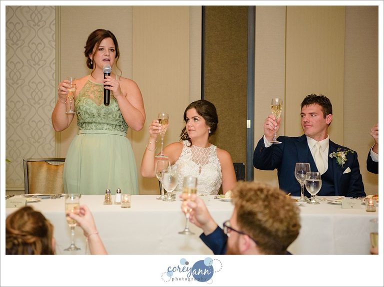 Wedding reception at Sheraton Suites Cuyahoga Falls