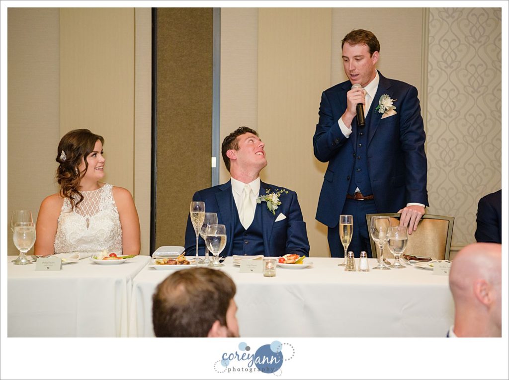 Wedding reception at Sheraton Suites Cuyahoga Falls