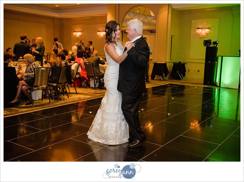 Wedding reception at Sheraton Suites Cuyahoga Falls