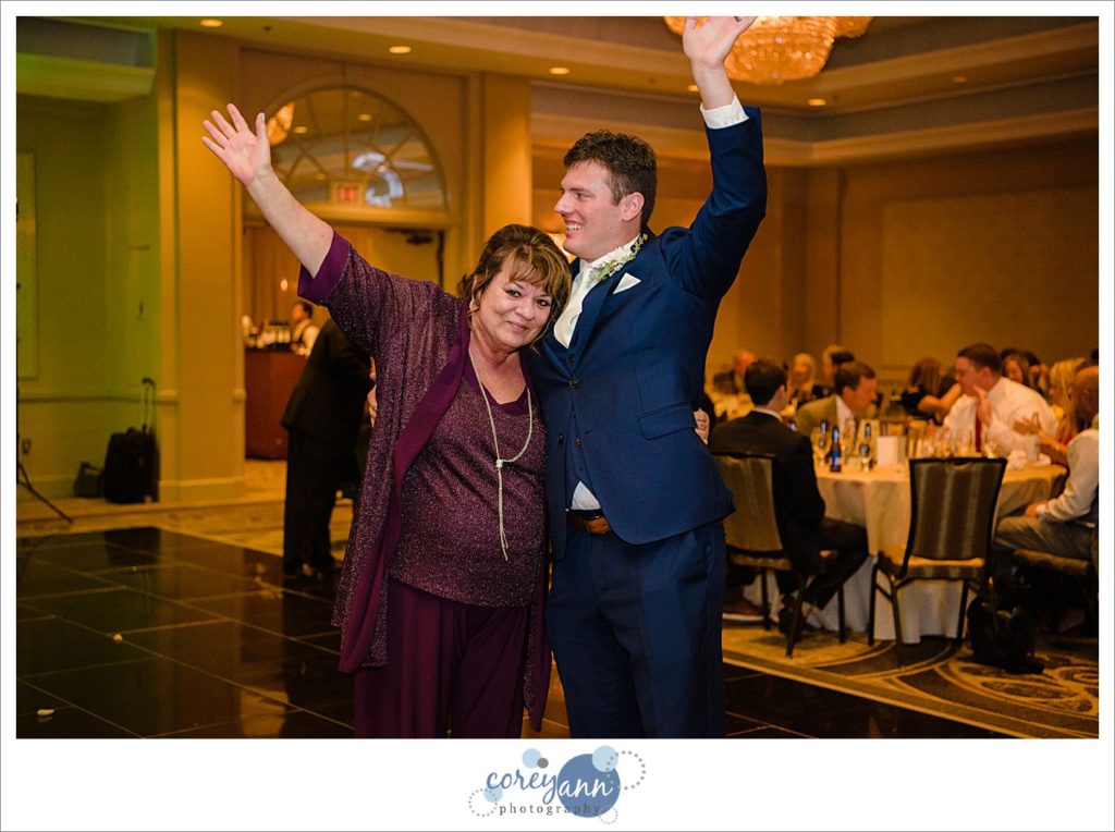 Wedding reception at Sheraton Suites Cuyahoga Falls