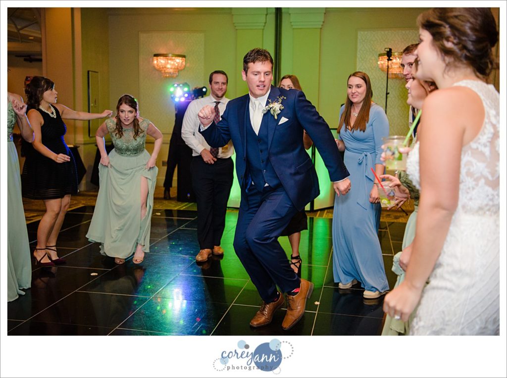 Wedding reception at Sheraton Suites Cuyahoga Falls