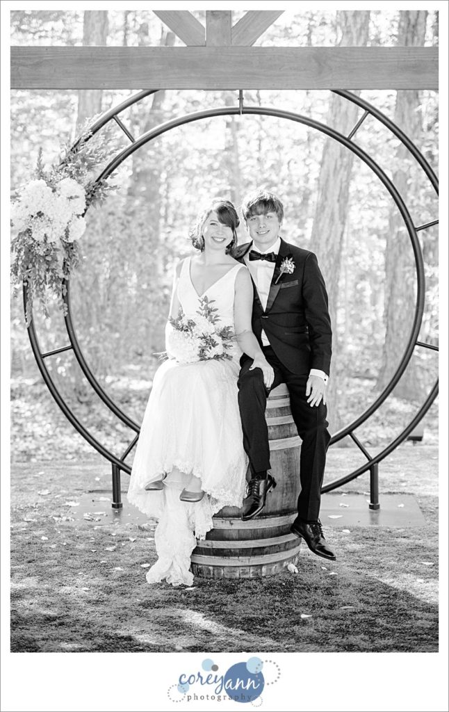 October wedding at Sapphire Creek Winery in Ohio