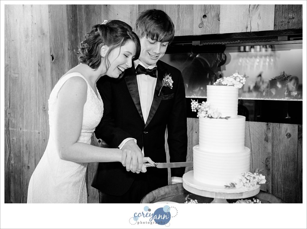 Intimate wedding reception at Sapphire Creek Winery