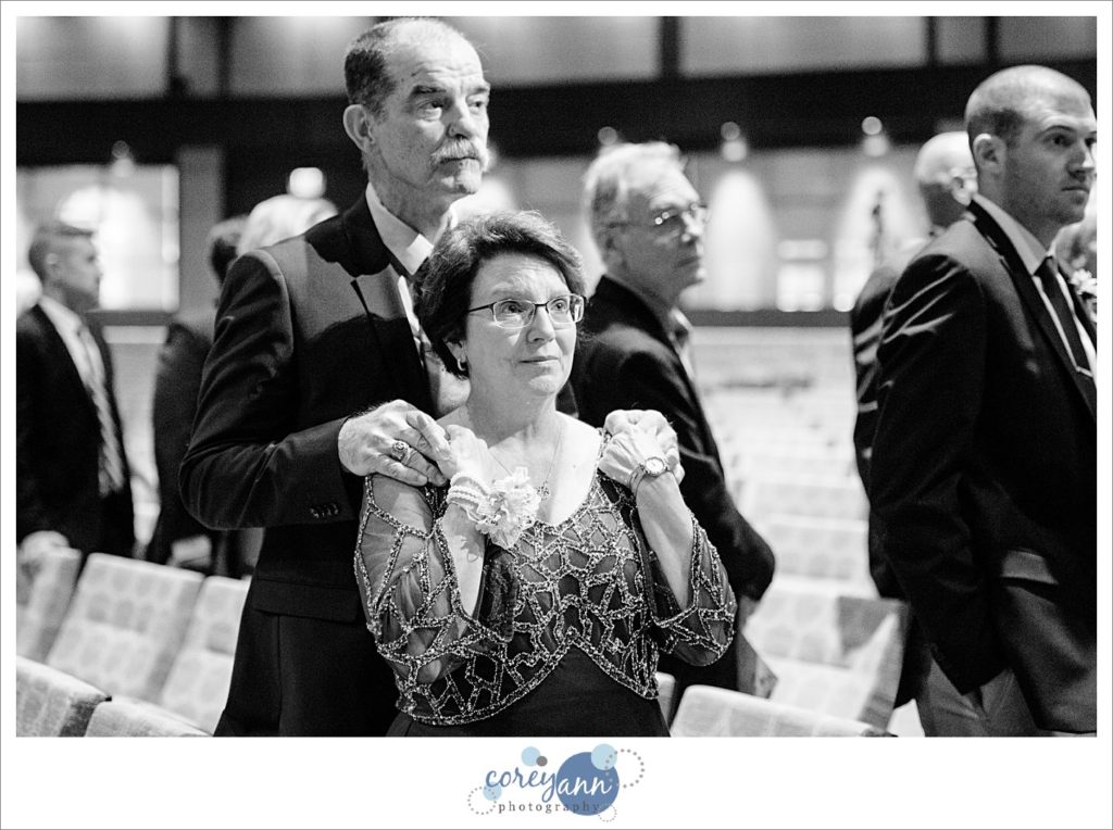 Wedding ceremony at Parkside Church in Chagrin Falls