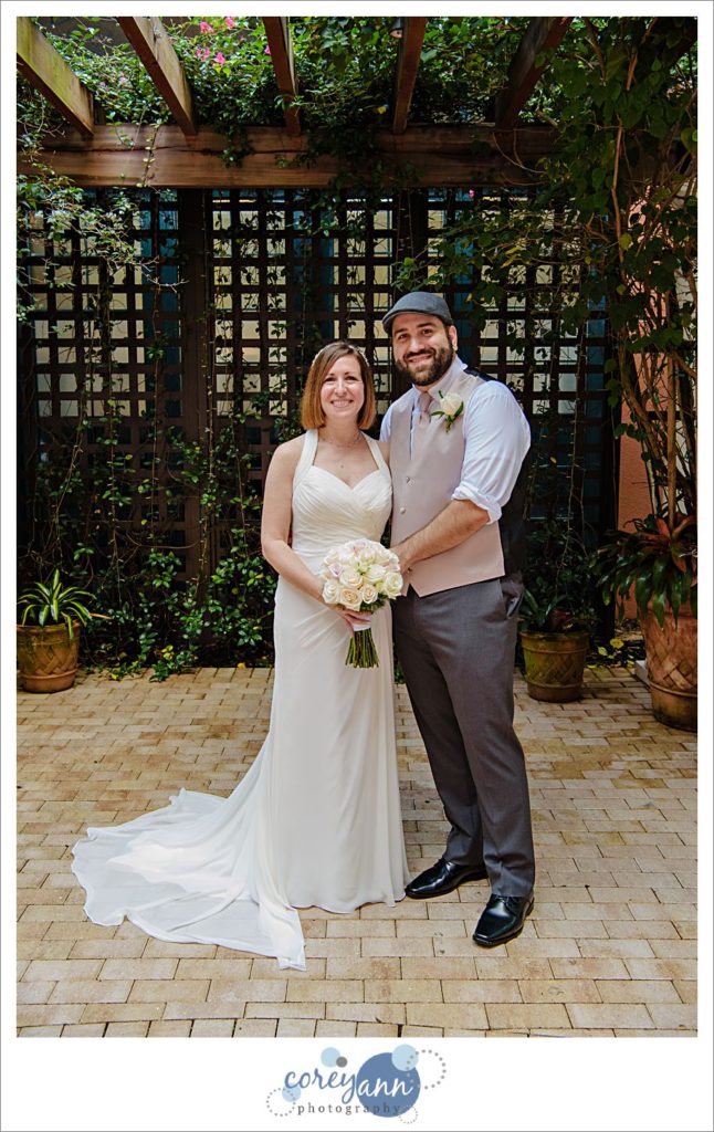 Wedding portrait at Walt Disney World Swan Hotel