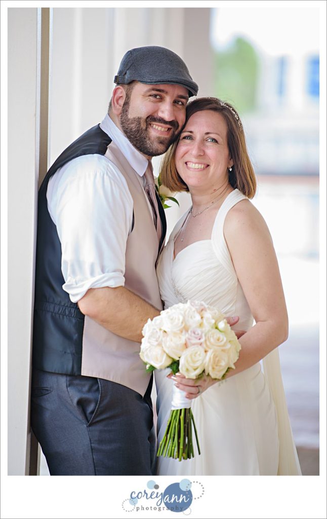 Wedding photos on Disney BoardWalk in October
