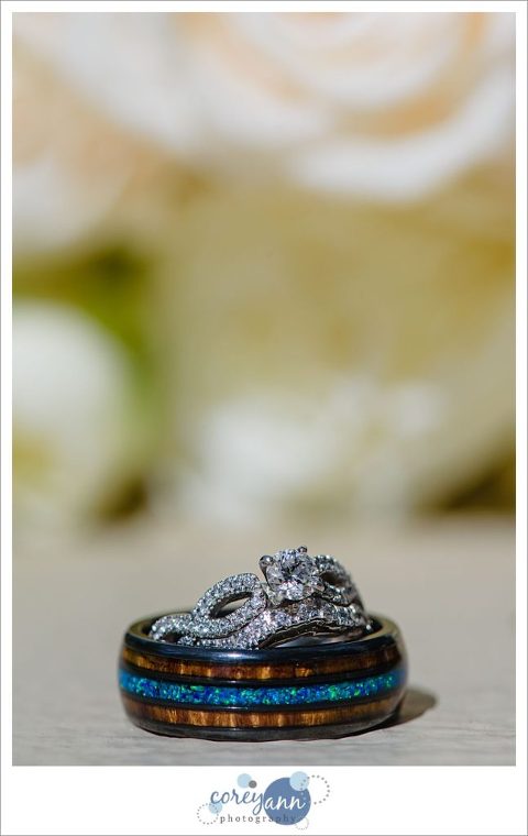 Wedding ring detail image at Walt Disney World