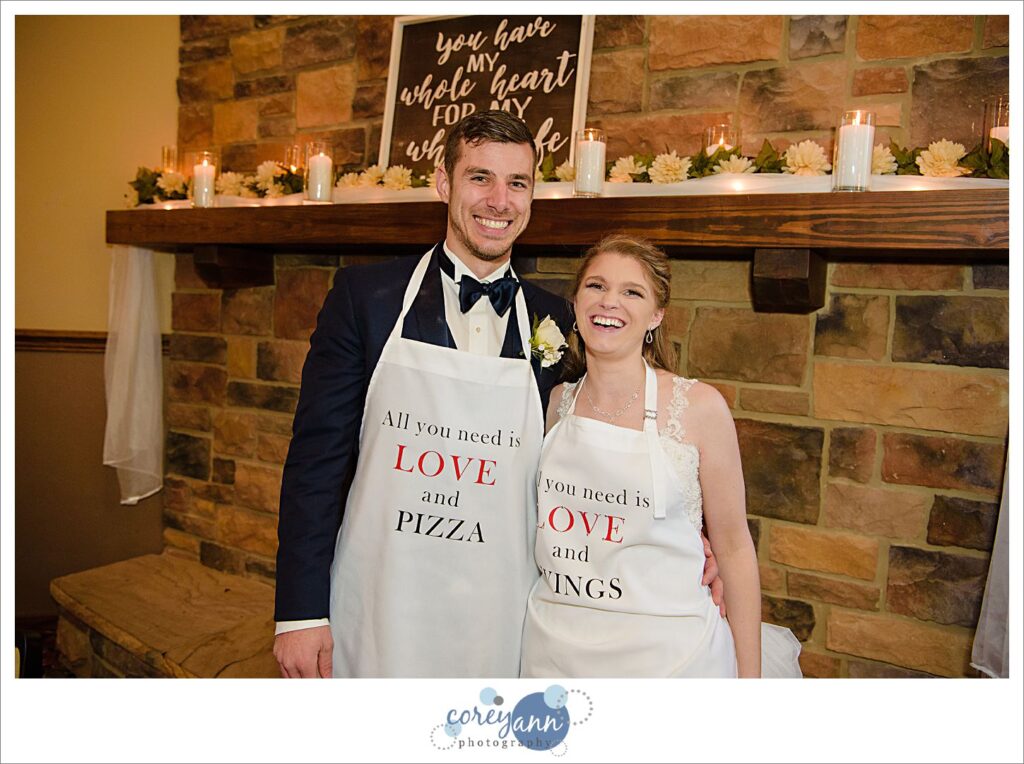 wedding reception at roses run country club in Stow Ohio