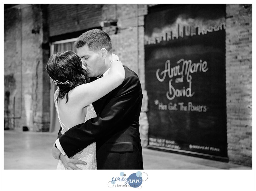 Cleveland wedding reception at Tenk West Bank