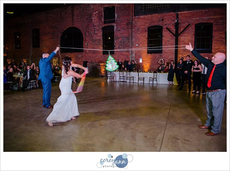 Cleveland wedding reception at Tenk West Bank