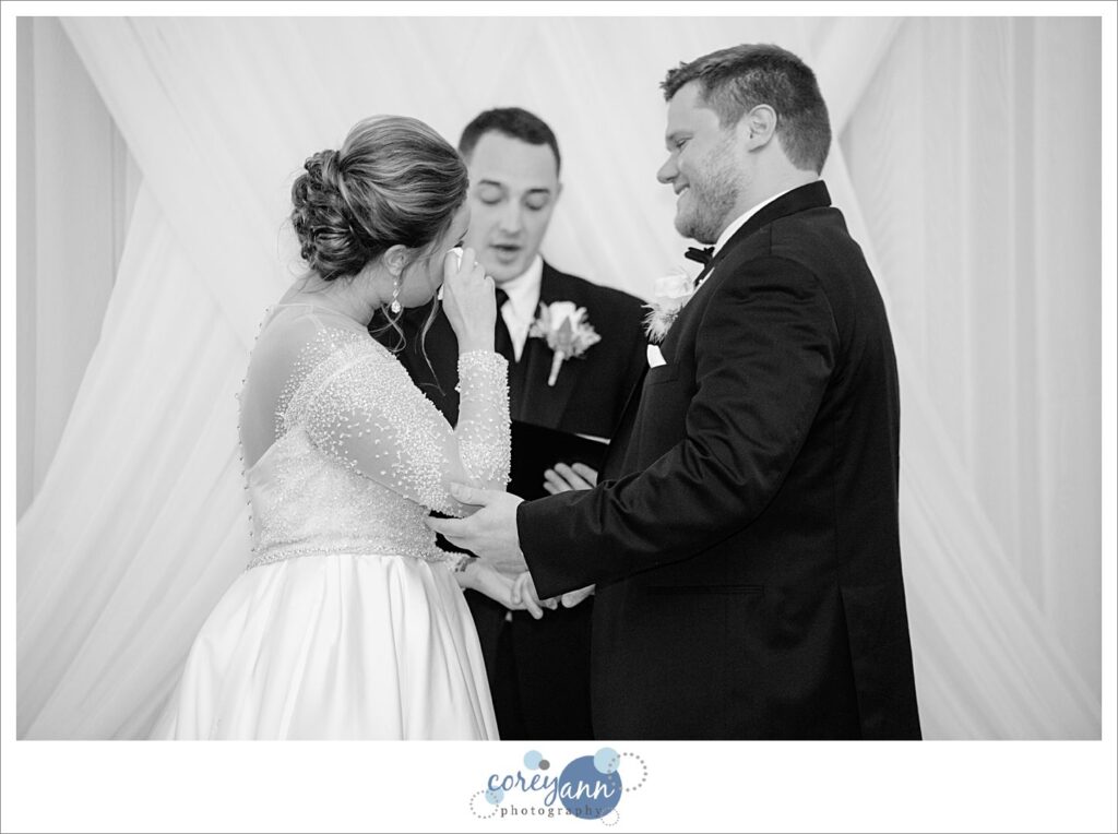 New Years Eve Wedding Ceremony at Embassy Suites in North Canton
