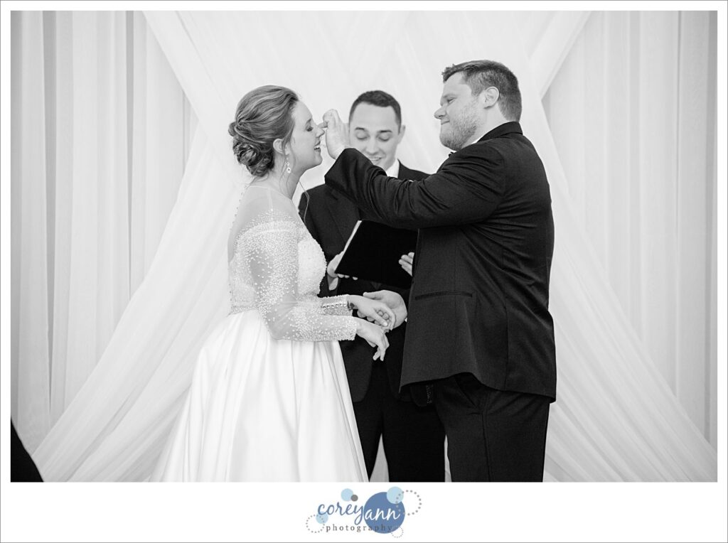 New Years Eve Wedding Ceremony at Embassy Suites in North Canton