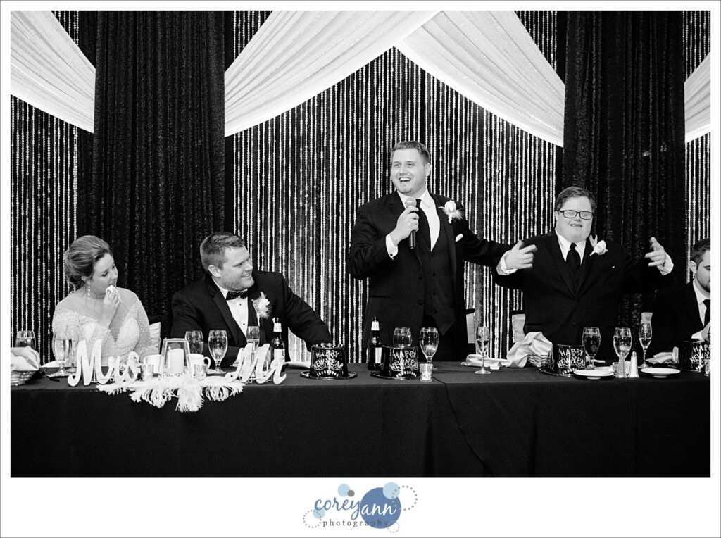 New Years Eve Wedding Reception at Embassy Suites in North Canton