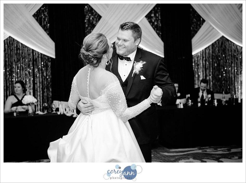 New Years Eve Wedding Reception at Embassy Suites in North Canton