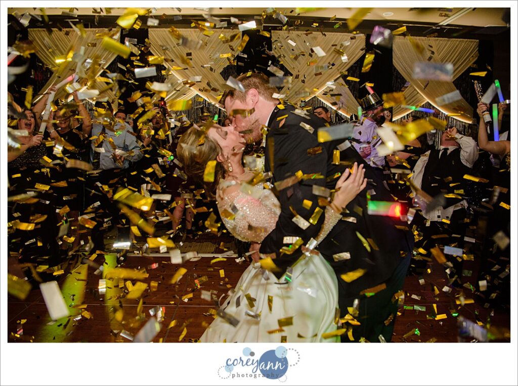 New Years Eve Wedding Reception at Embassy Suites in North Canton